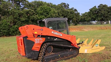 kubota skid steer clearing land|Land Clearing with Kubota SVL95 and FAE Mulcher .